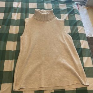 Zara turtle neck sleeve less top